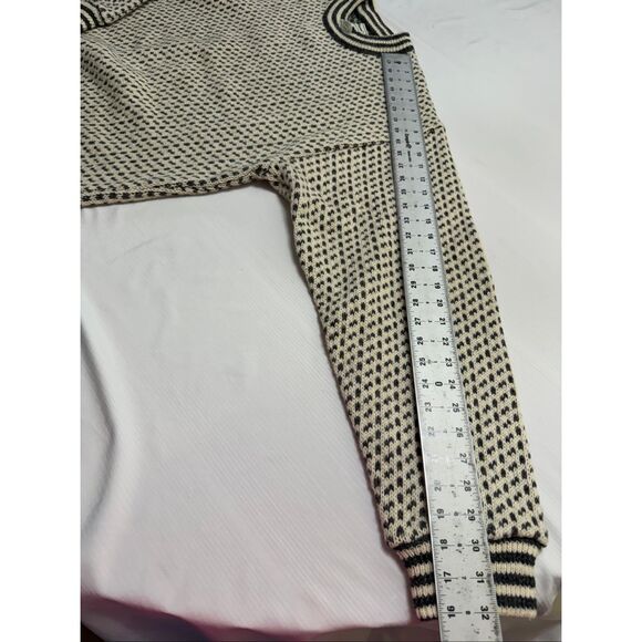 L.L. Bean Vintage Norway Birdseye Heavy Fisherman Sweater Men’s Size Large Tall - Picture 8 of 16